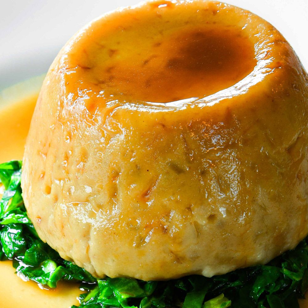 Venison And Mushroom Suet Pudding with Kale | Corner House Restaurants
