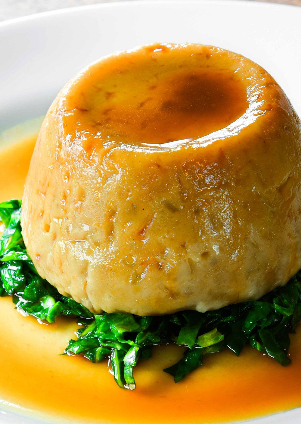 Venison and Mushroom Suet Pudding with Kale | Corner House Restaurants
